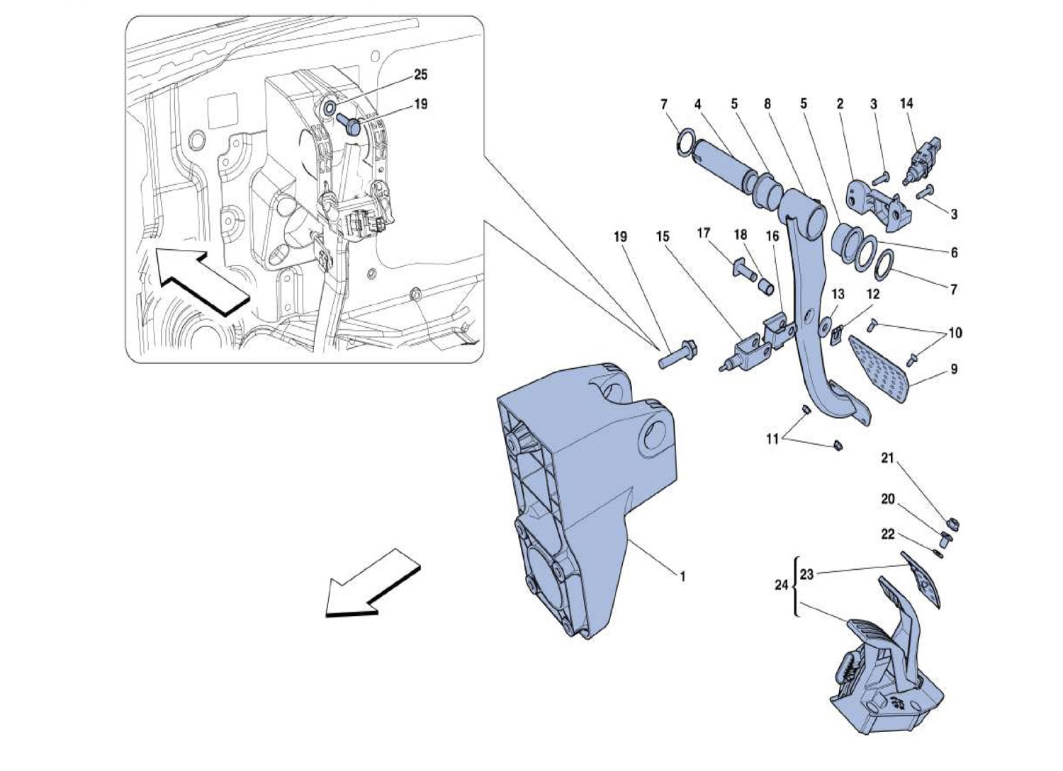 Schematic: Pedals