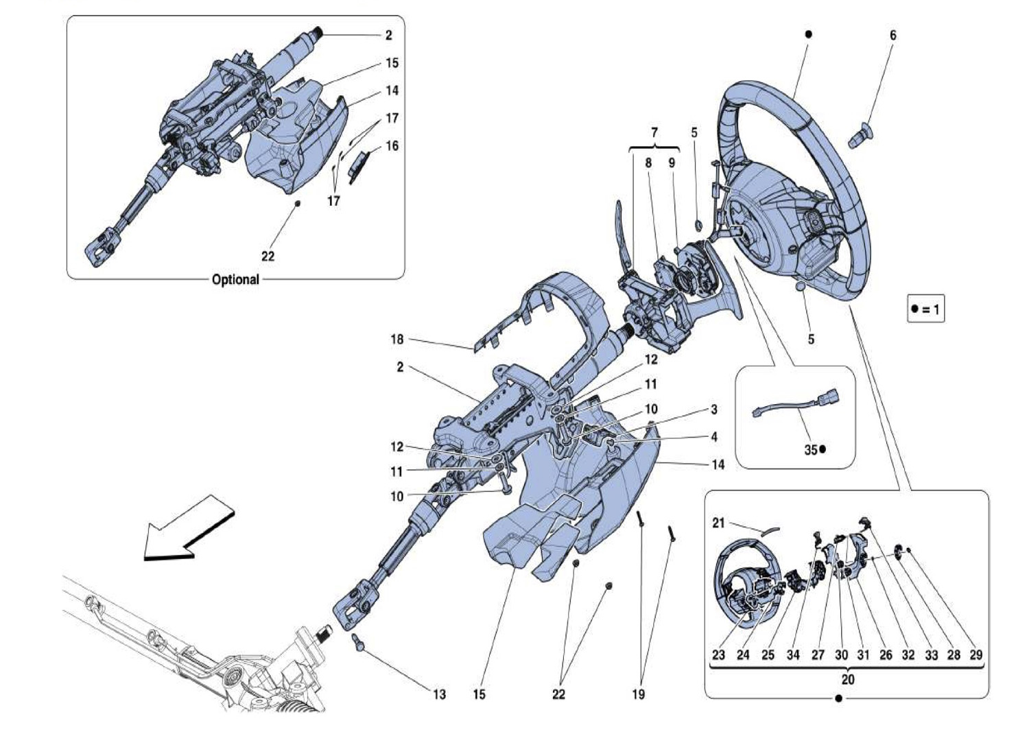 Schematic: Steering Column