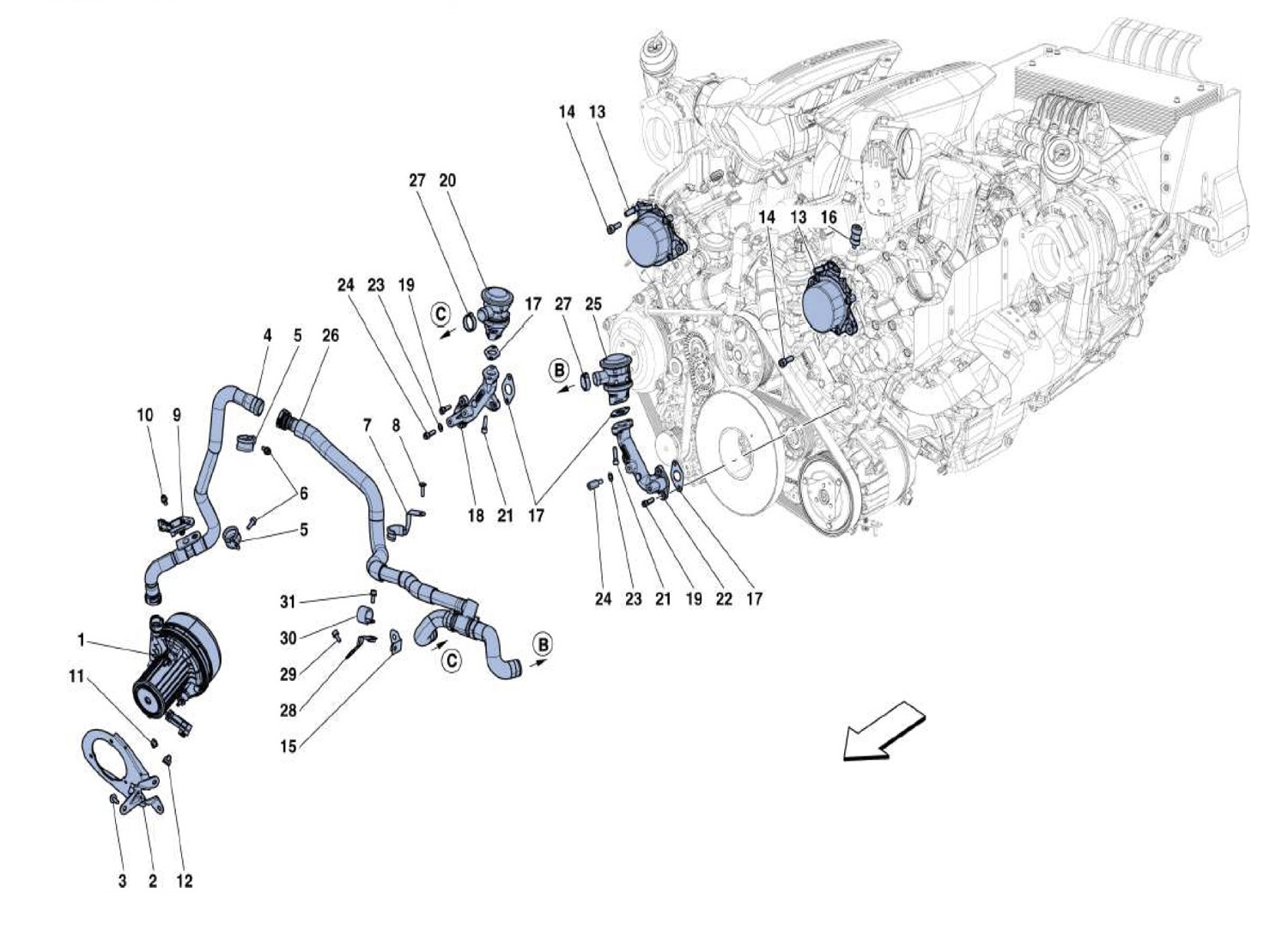 Schematic: Secondary Air System