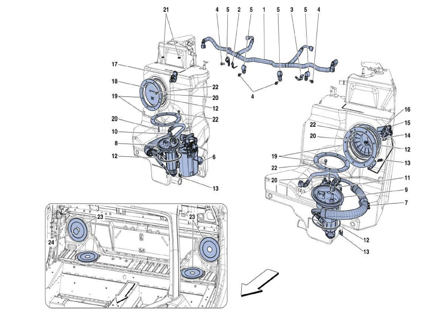 Schematic: Fuel Pumps