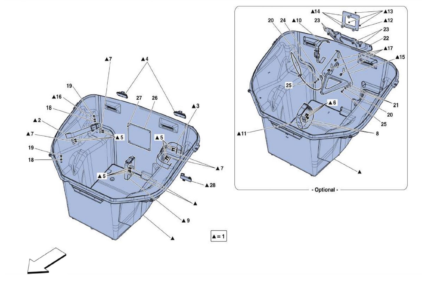 Schematic: Front Carpet