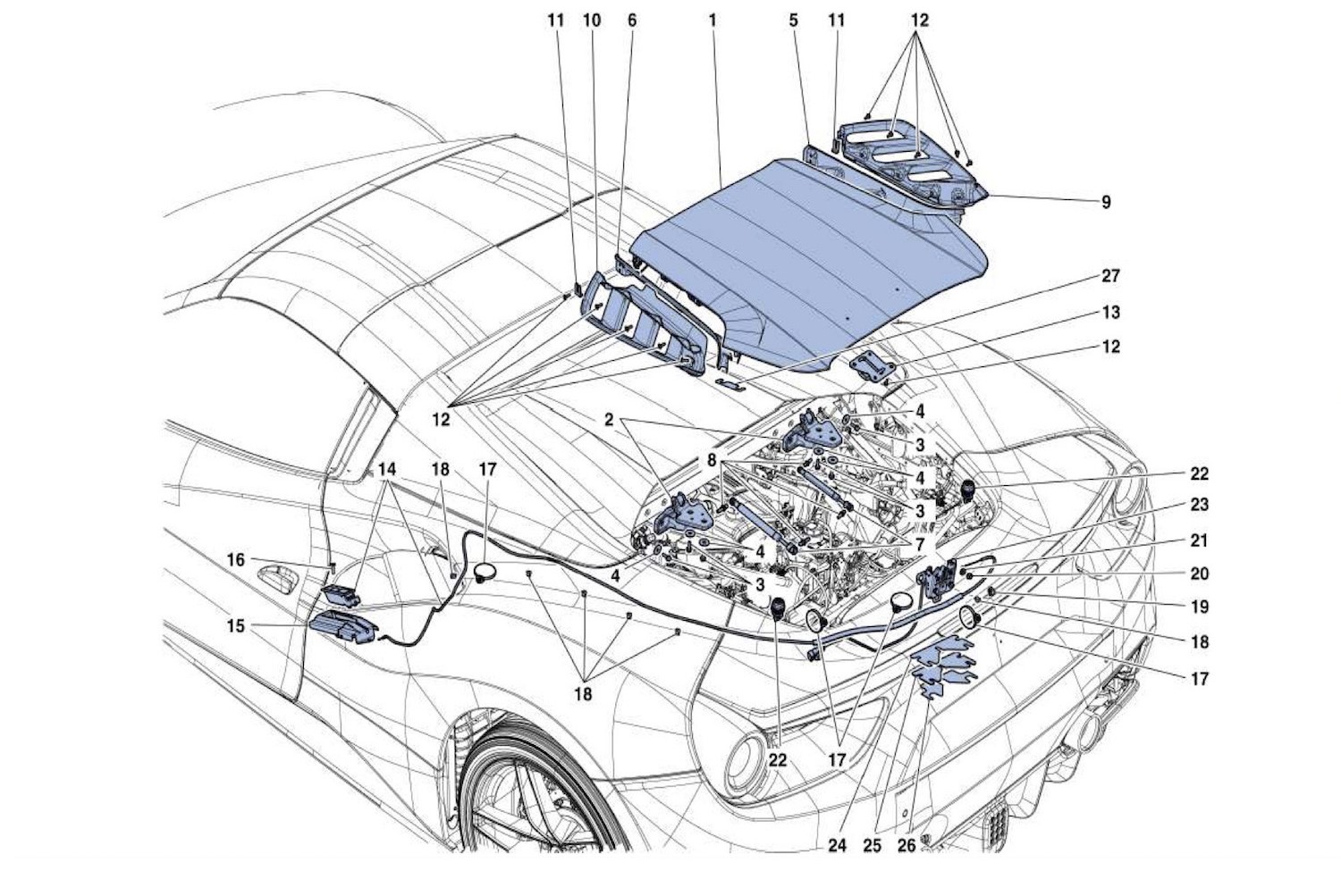 Schematic: Engine Cover