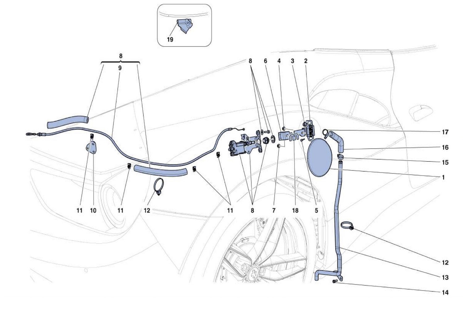 Schematic: Fuel Flap