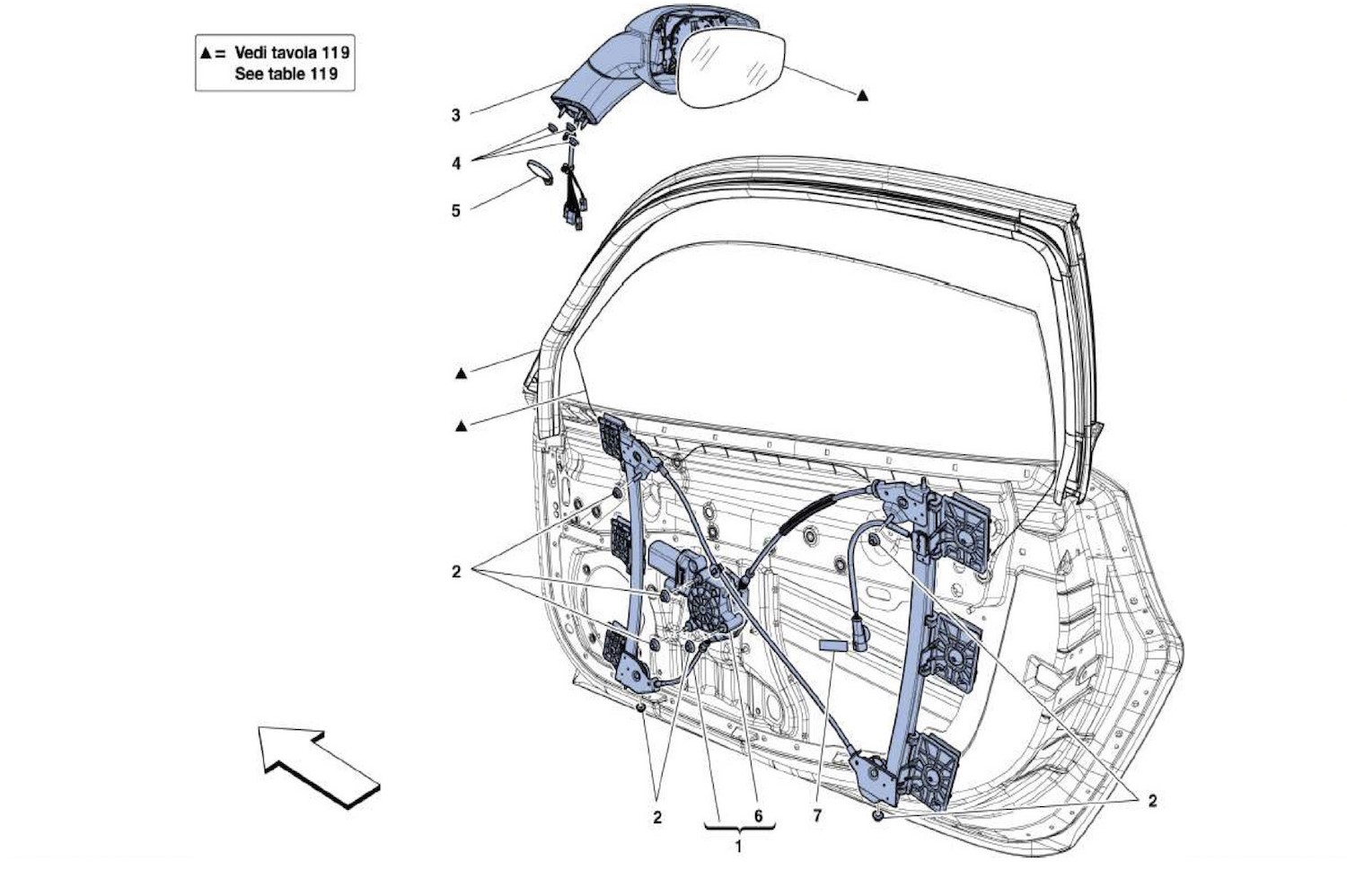 Schematic: Wing Mirrors