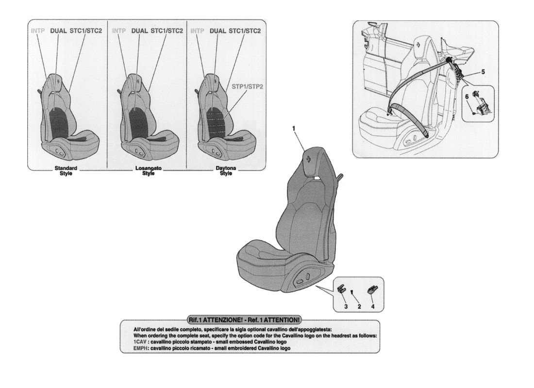 Schematic: Seats