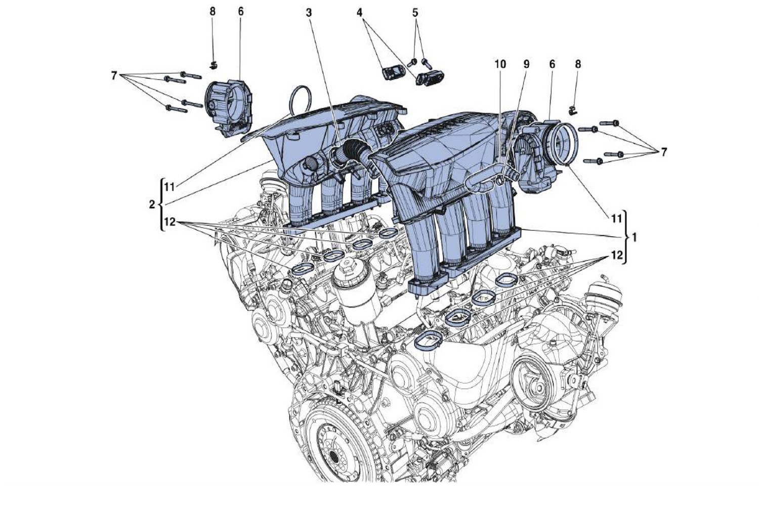 Schematic: Inlet Manifold