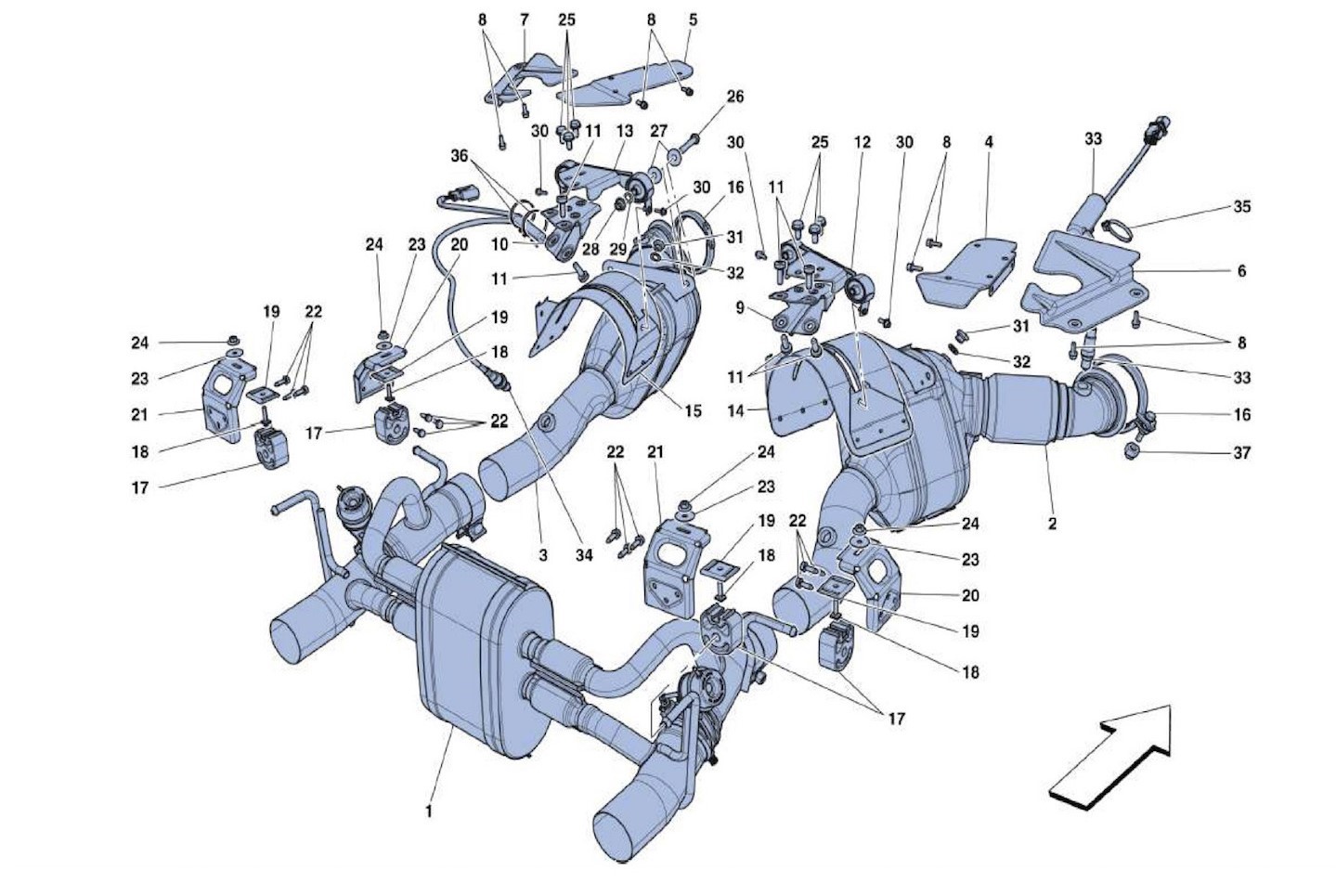 Schematic: Exhaust System