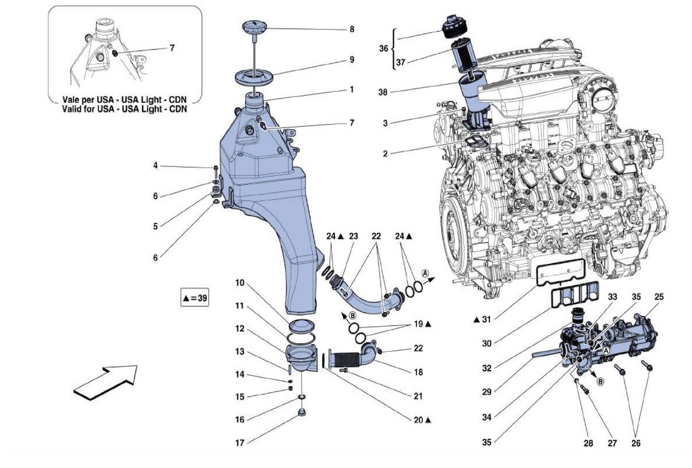 Schematic: Lubrication System