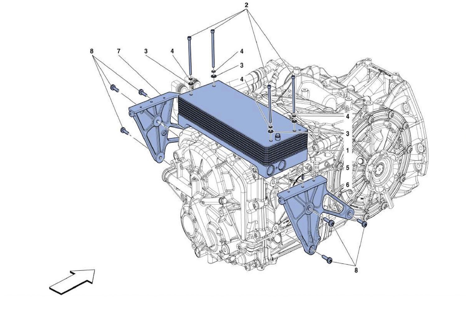 Schematic: Gearbox Cooler