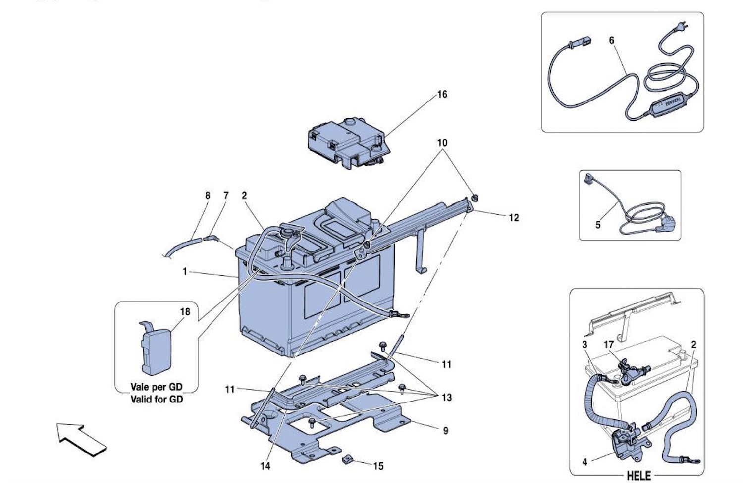 Schematic: Battery