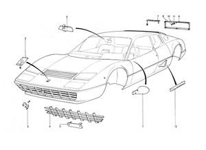 Body Mouldings, Badges And Grill