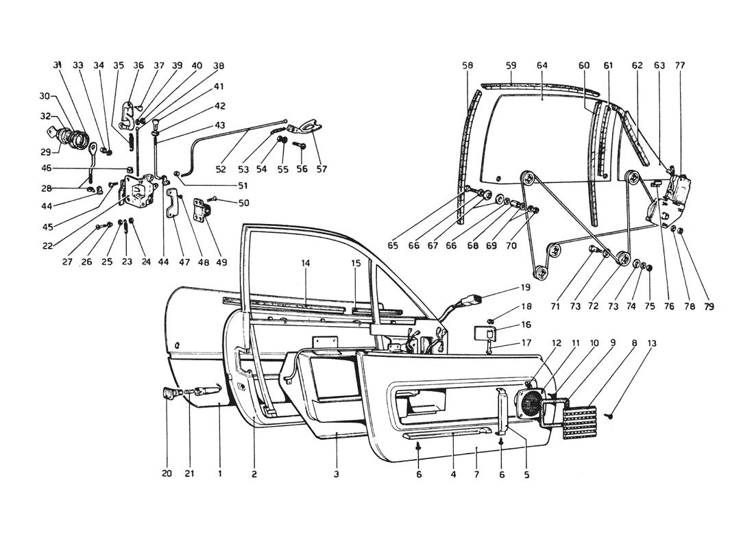 Schematic: Doors