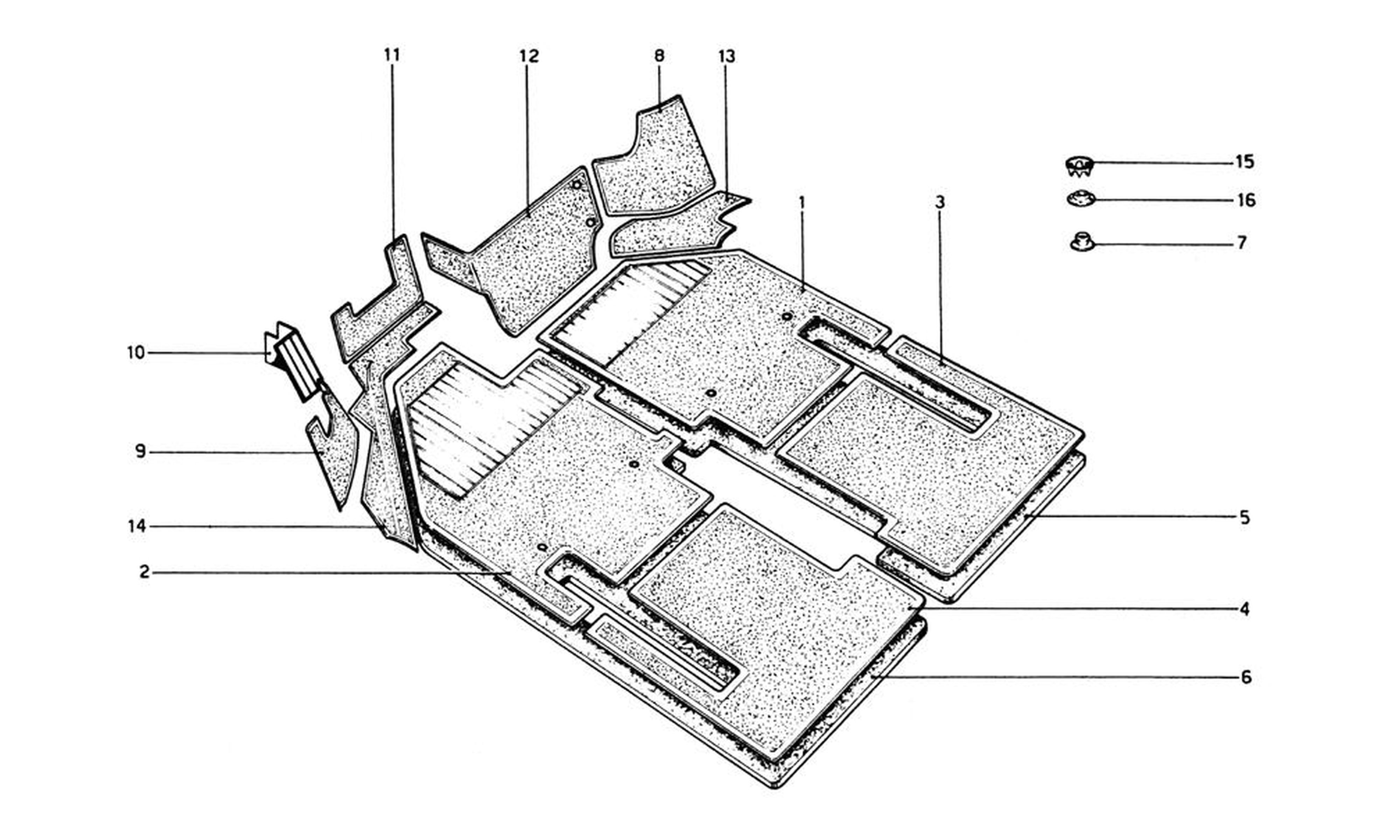 Schematic: Carpeting