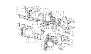 Brake Calipers For Front And Rear