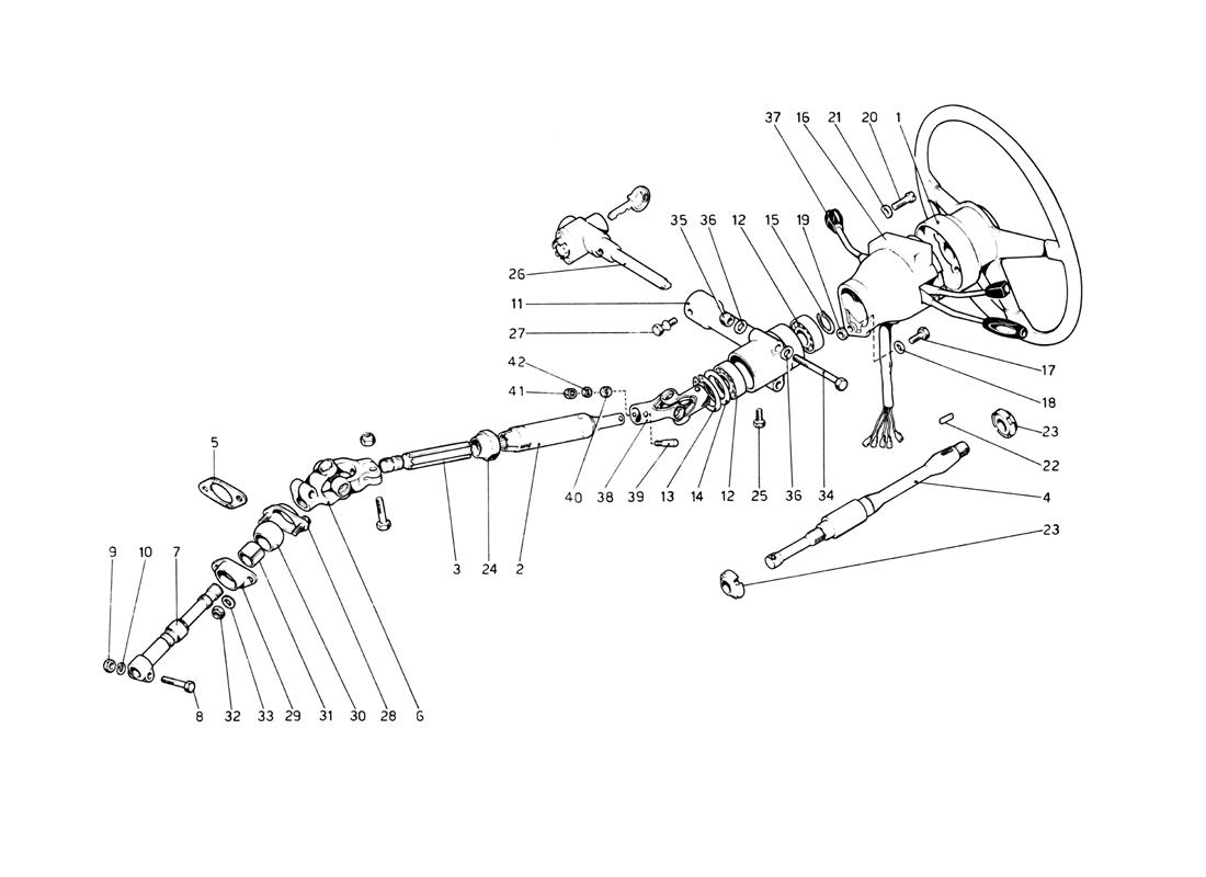 Schematic: Steering Column