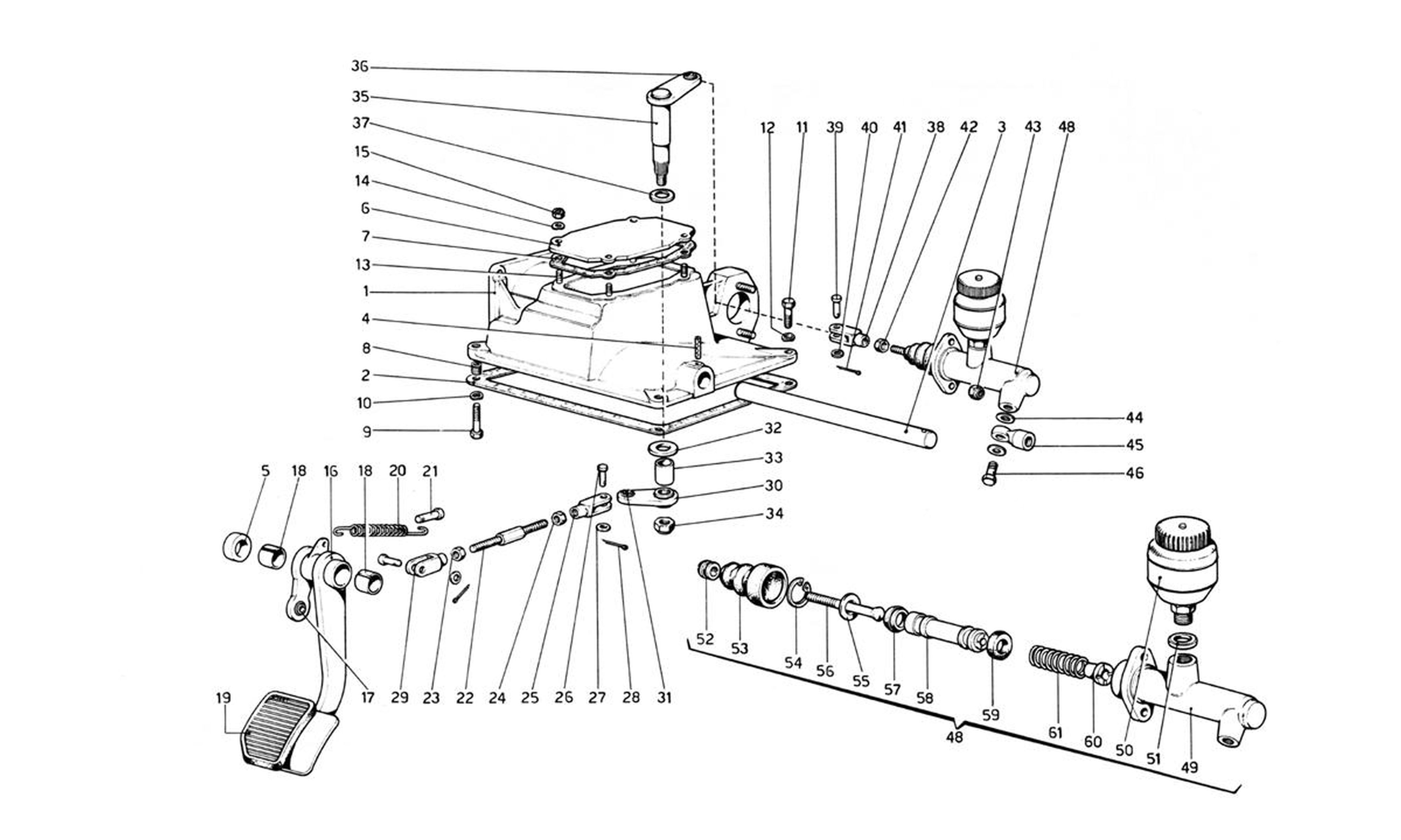 Schematic: Clutch Release Control (For Rhd Version)