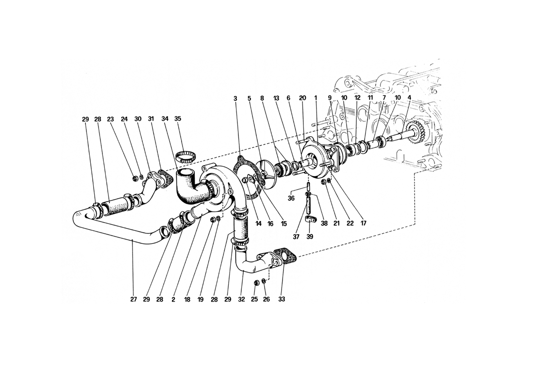 Schematic: Water Pump And Pipes