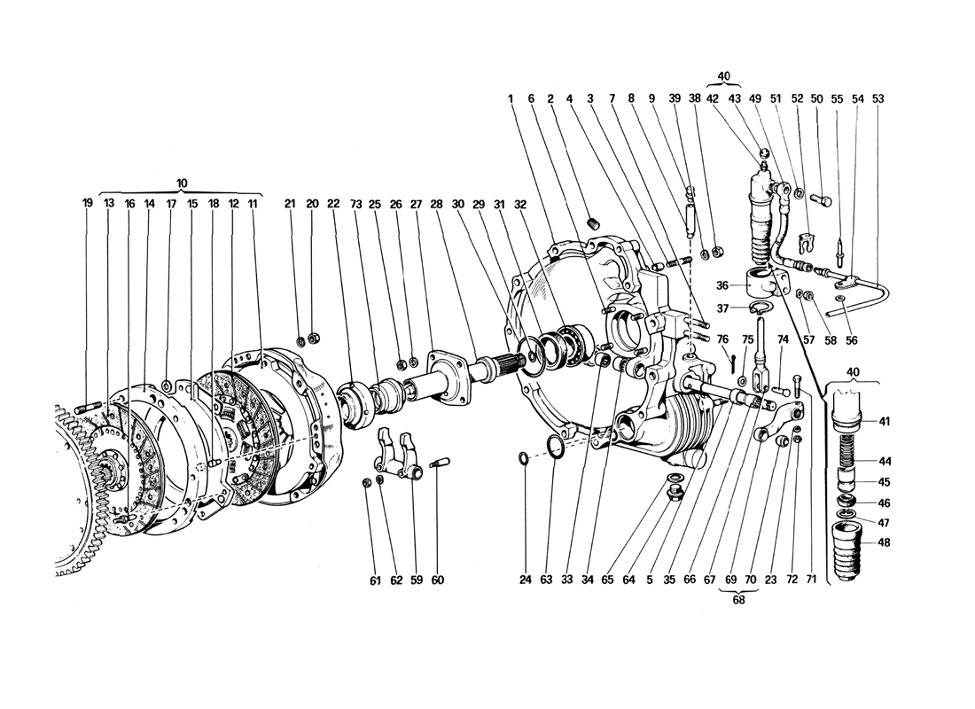 Schematic: Clutch And Controls