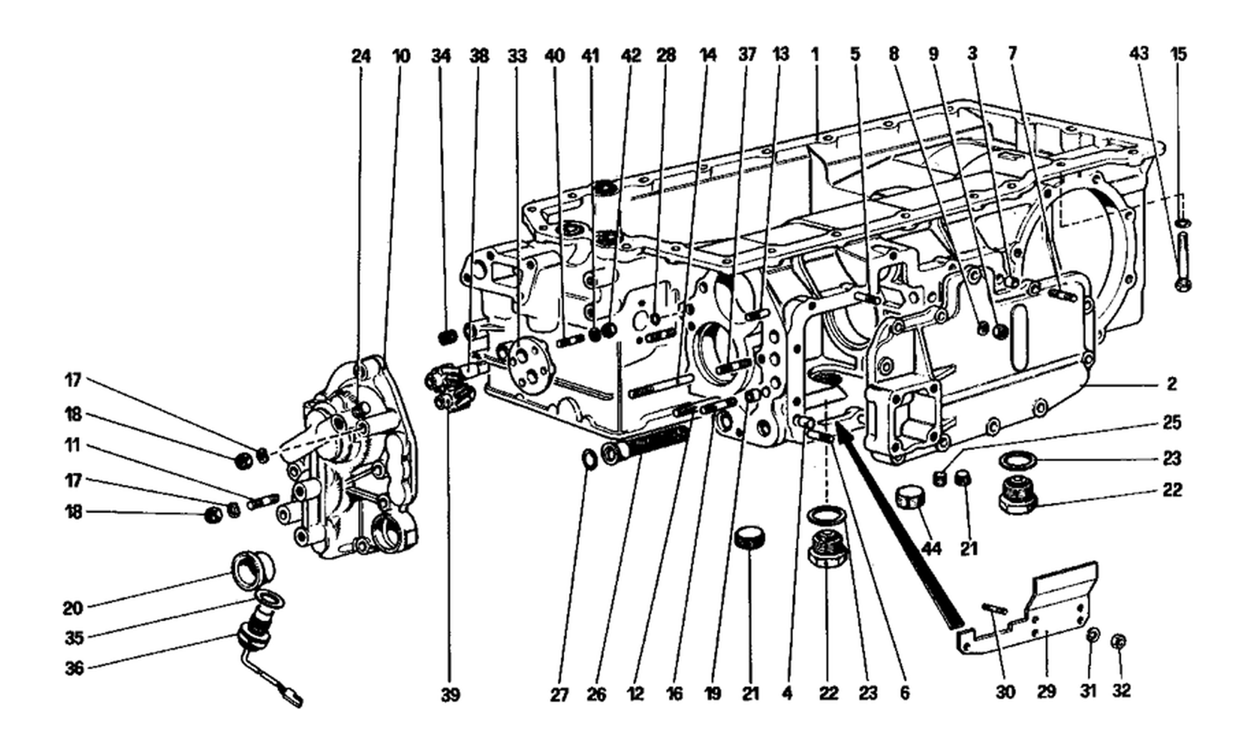 Schematic: Gearbox