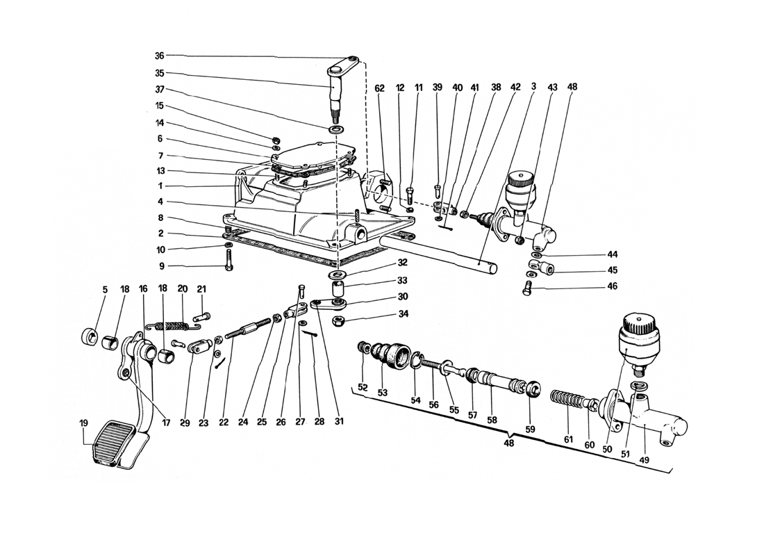 Schematic: Clutch Release Controll (For Rhd Version)