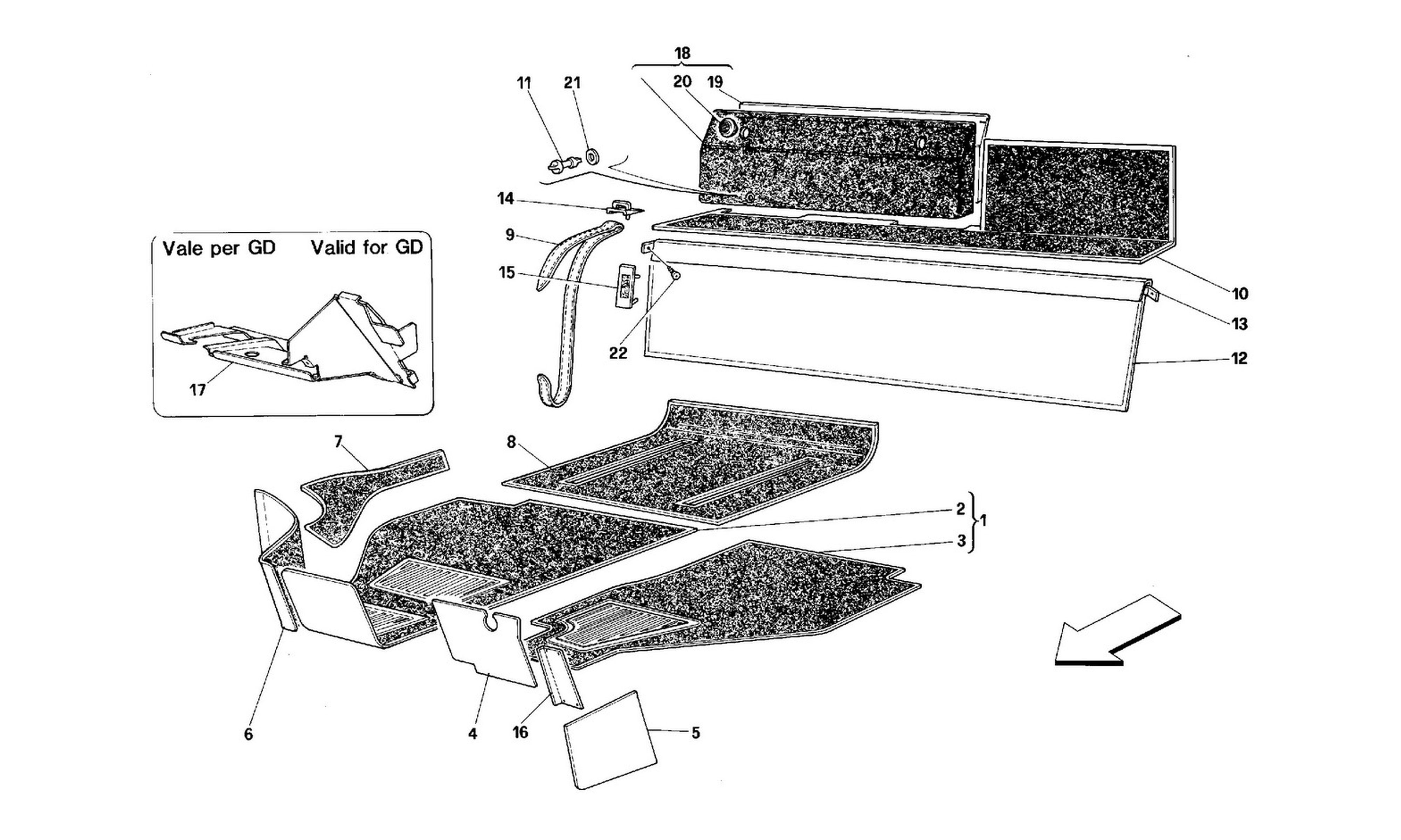 Schematic: Carpets