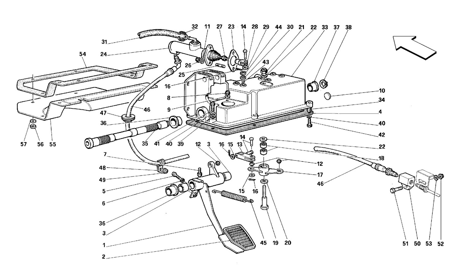 Schematic: Clutch Release Control - Lhd