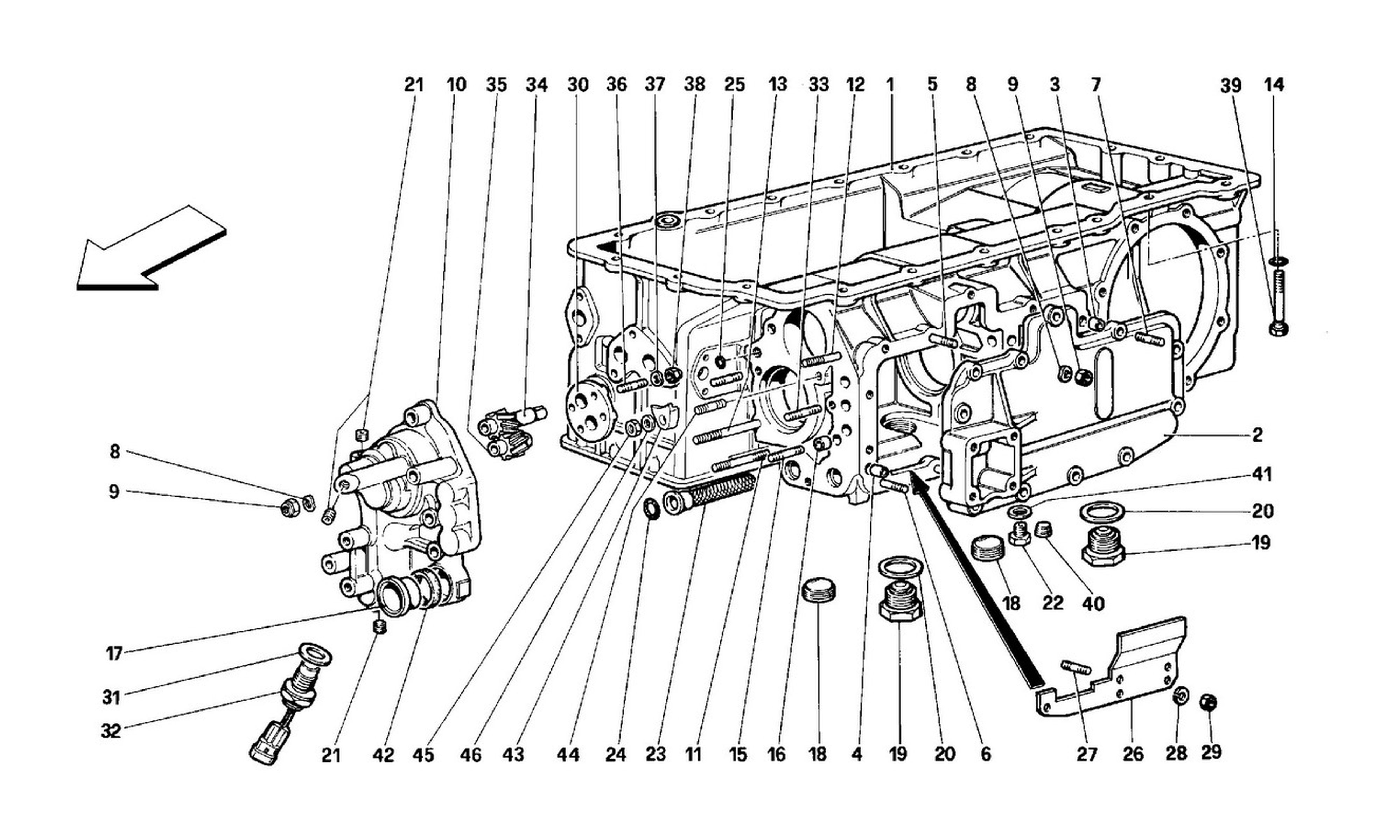 Schematic: Gearbox