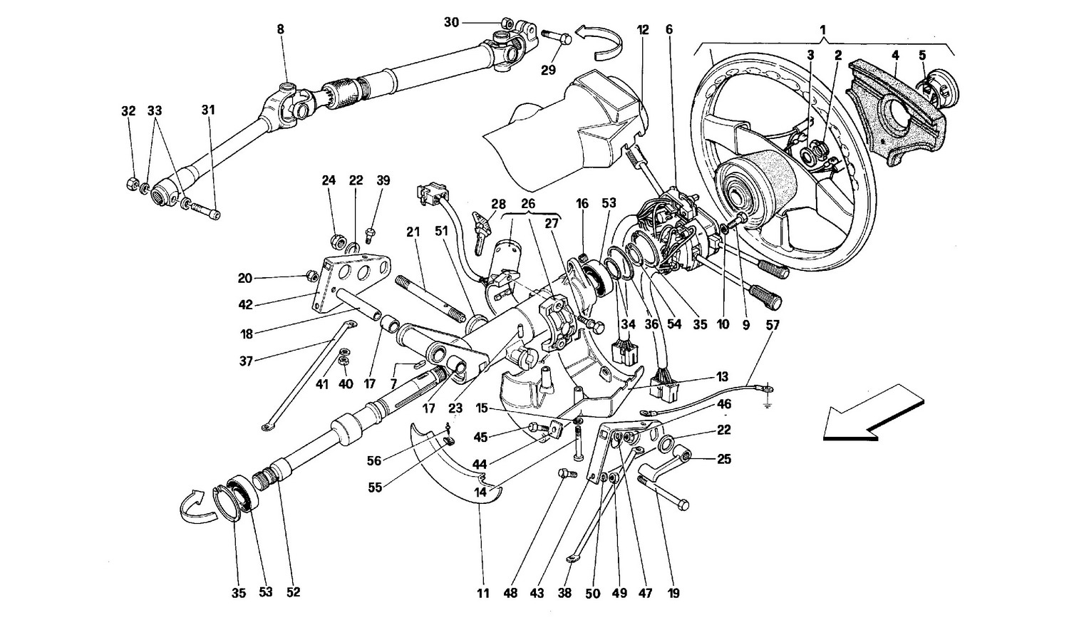 Schematic: Steering Column