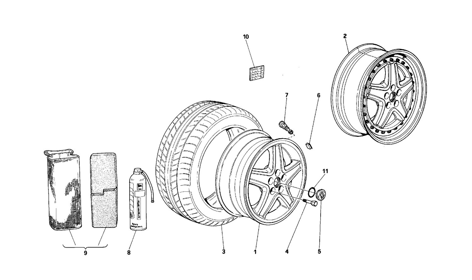 Schematic: Wheels