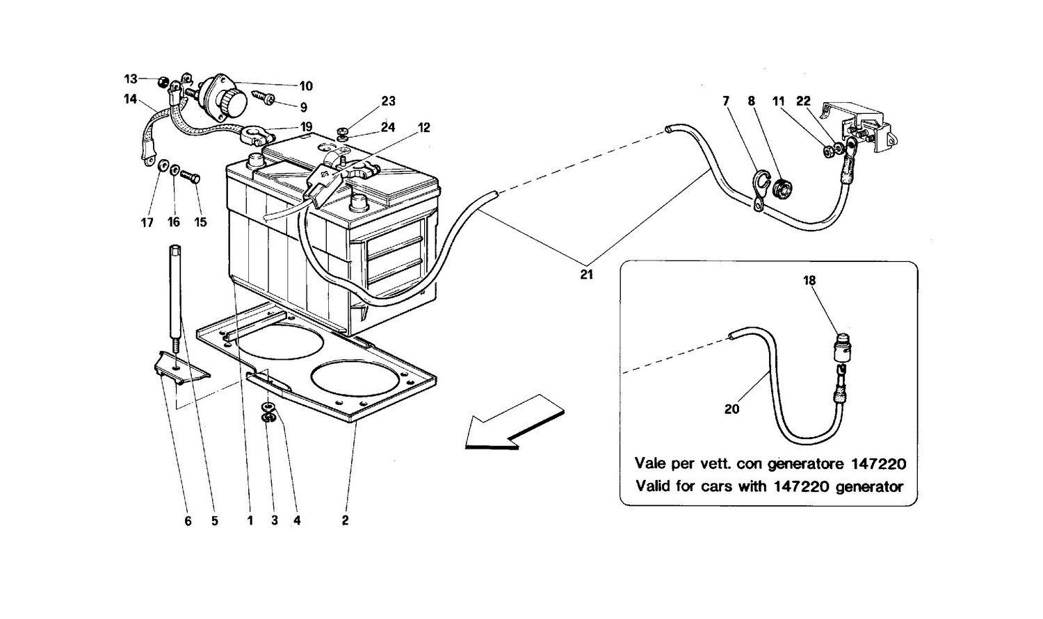 Schematic: Battery