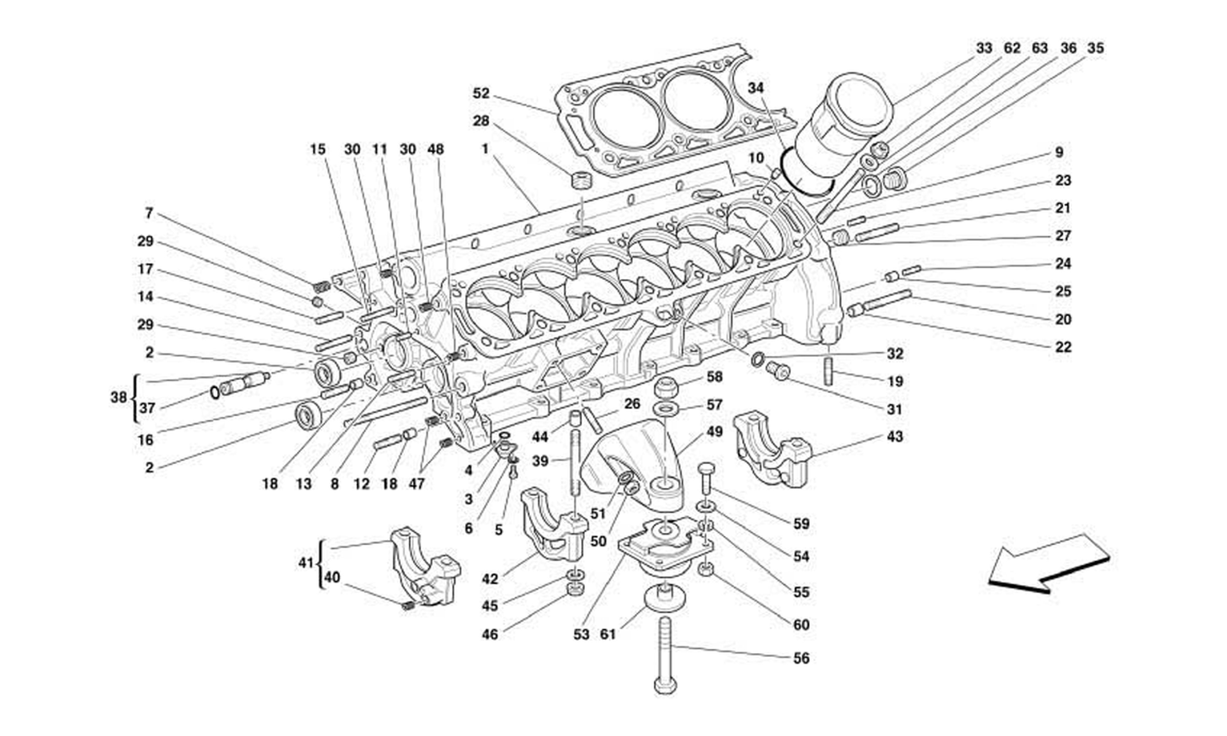 Schematic: Crankcase