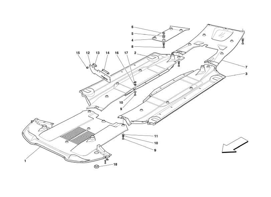 Schematic: Flat Floor Pan