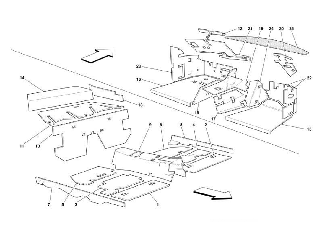 Schematic: Passengers Compartment Insulations -Valid For Gd-