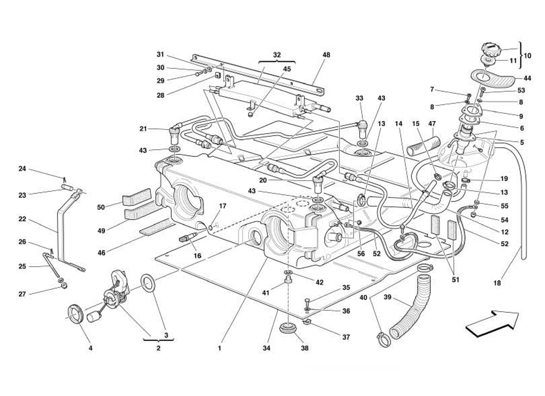 Schematic: Fuel Tank -Valid For Usa And Cdn-