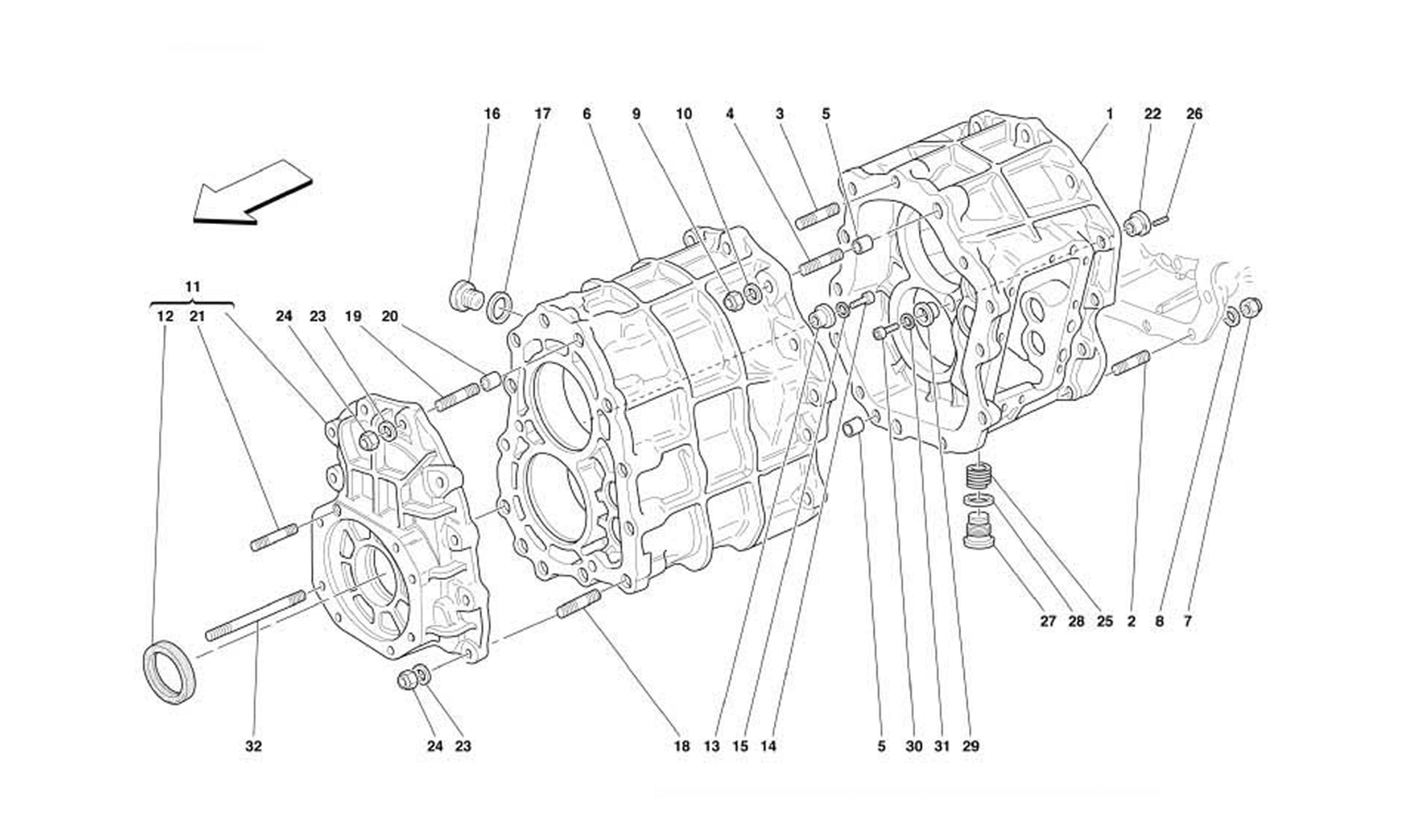 Schematic: Gearbox