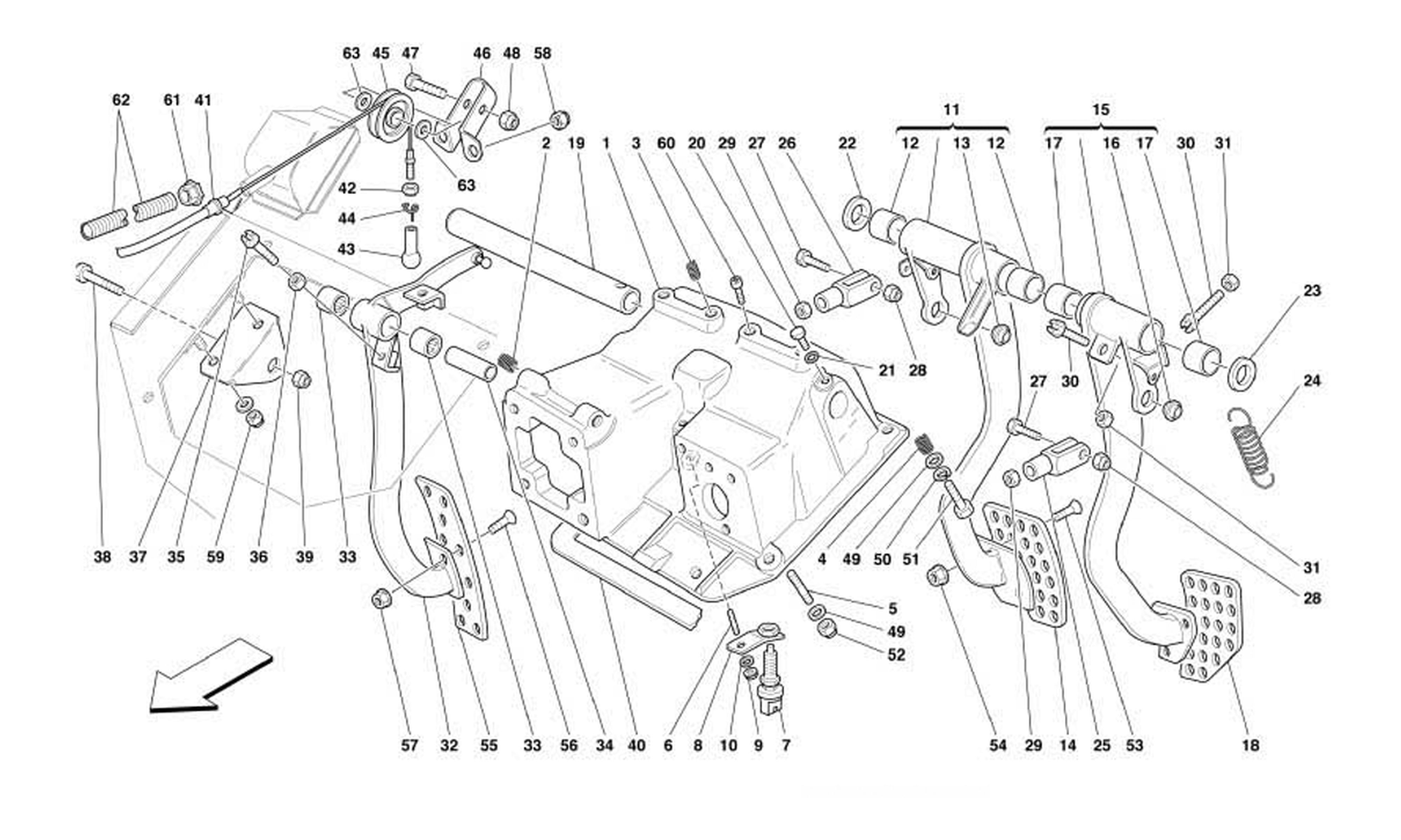 Schematic: Pedals And Accelerator Control