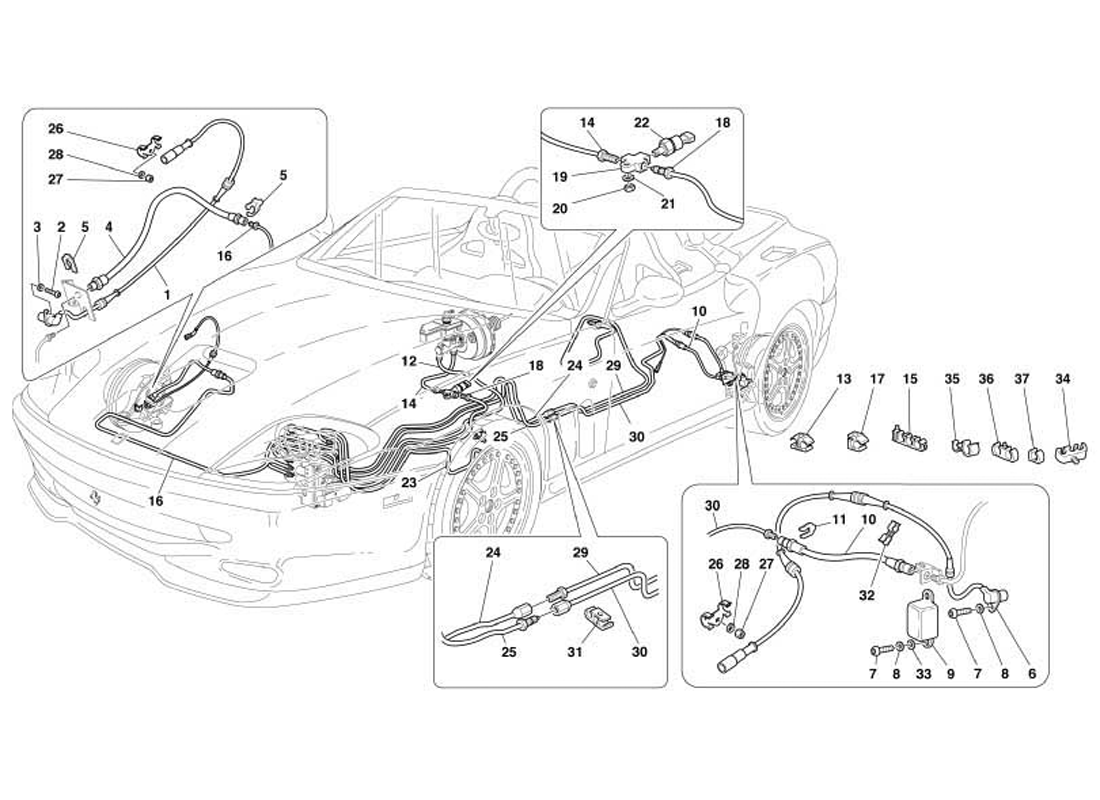 Schematic: Brake System -Not For Gd-