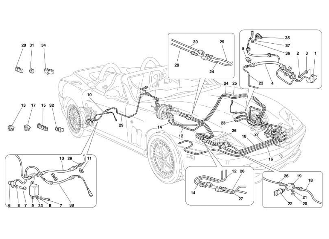 Schematic: Brake System -Valid For Gd-