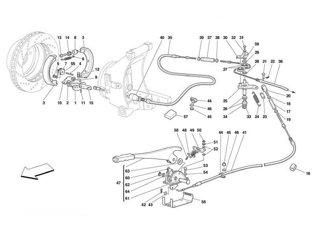 Schematic: Hand-Brake Control