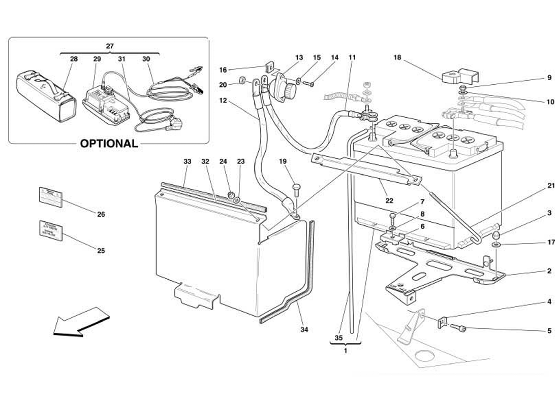 Schematic: Battery