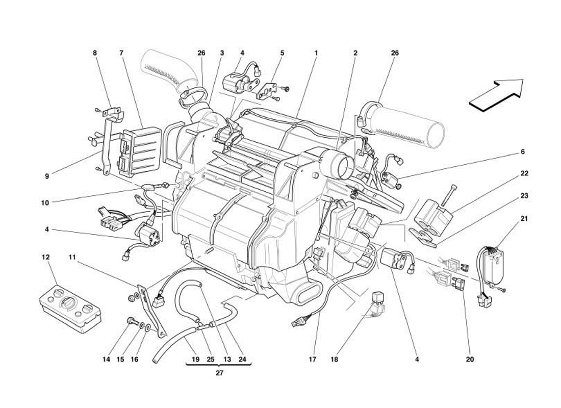 Schematic: Evaporator Unit And Controls