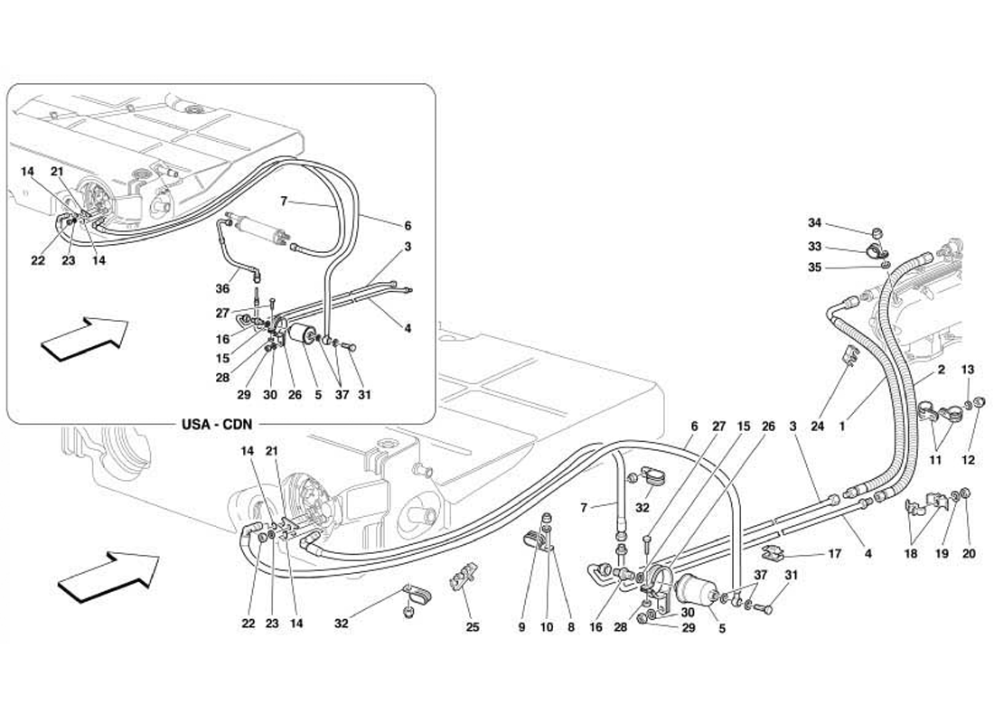 Schematic: Fuel Supply System