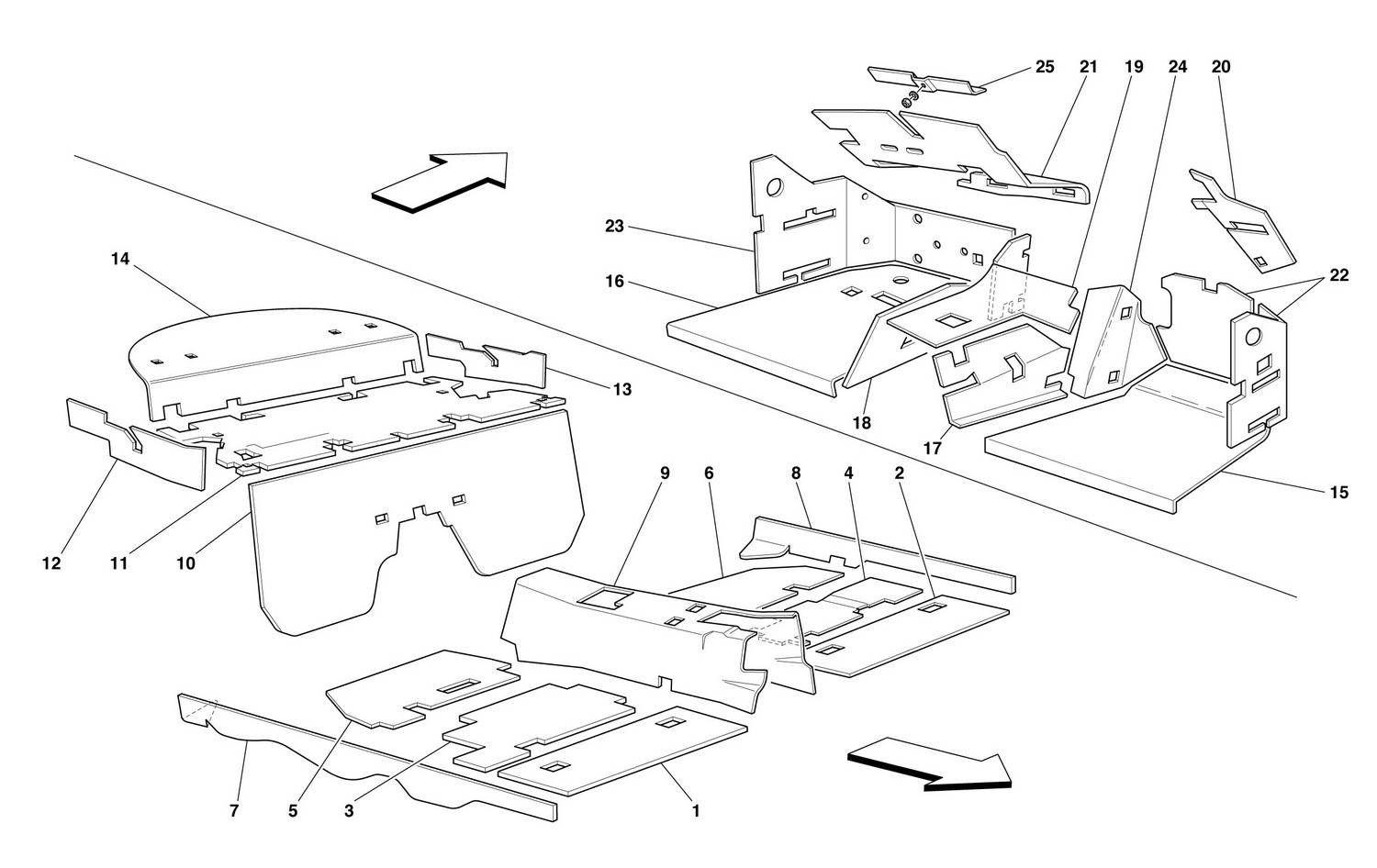 Schematic: Passeggers Compartment Insulations -Valid For Rhd