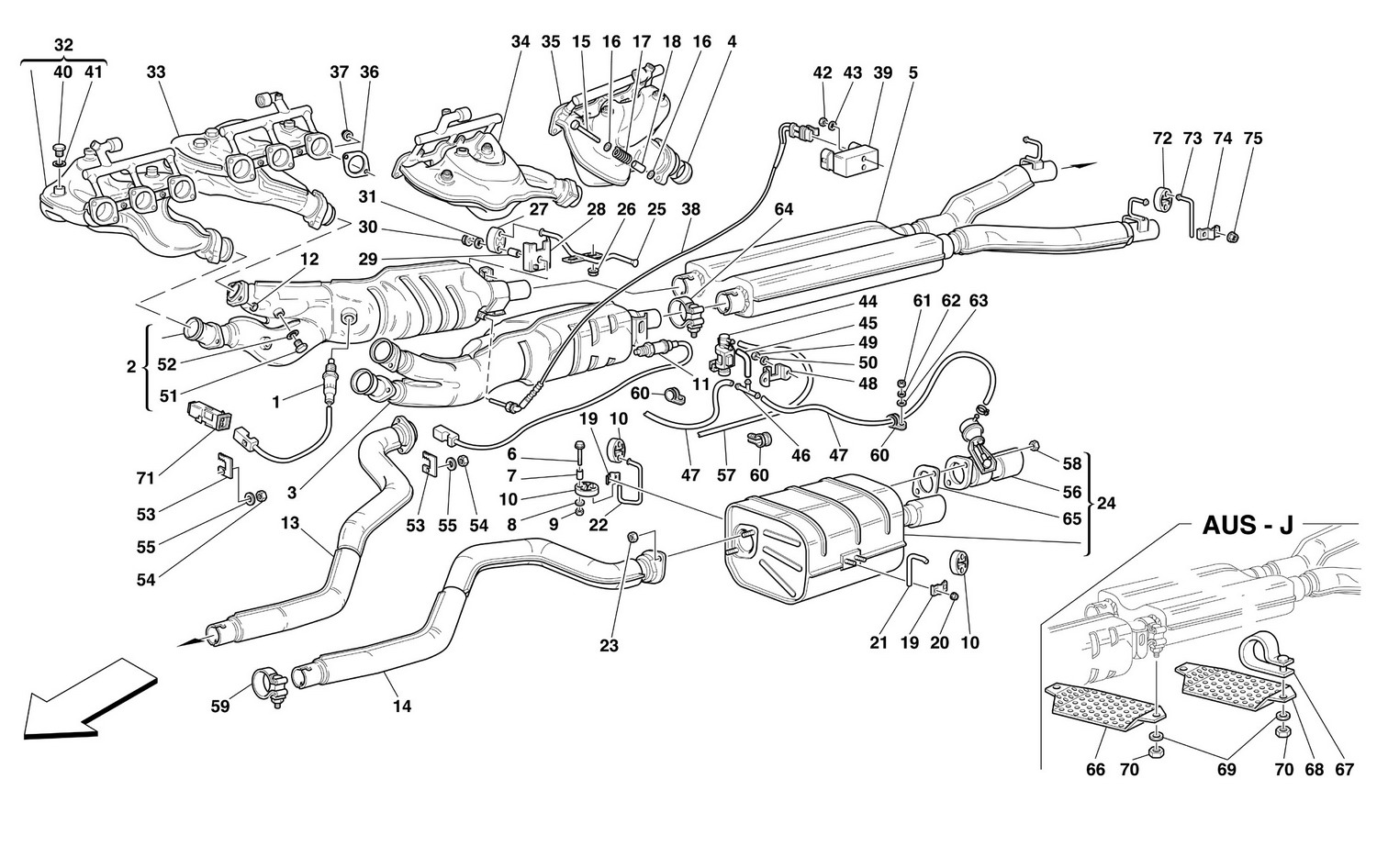 Schematic: Exhaust System