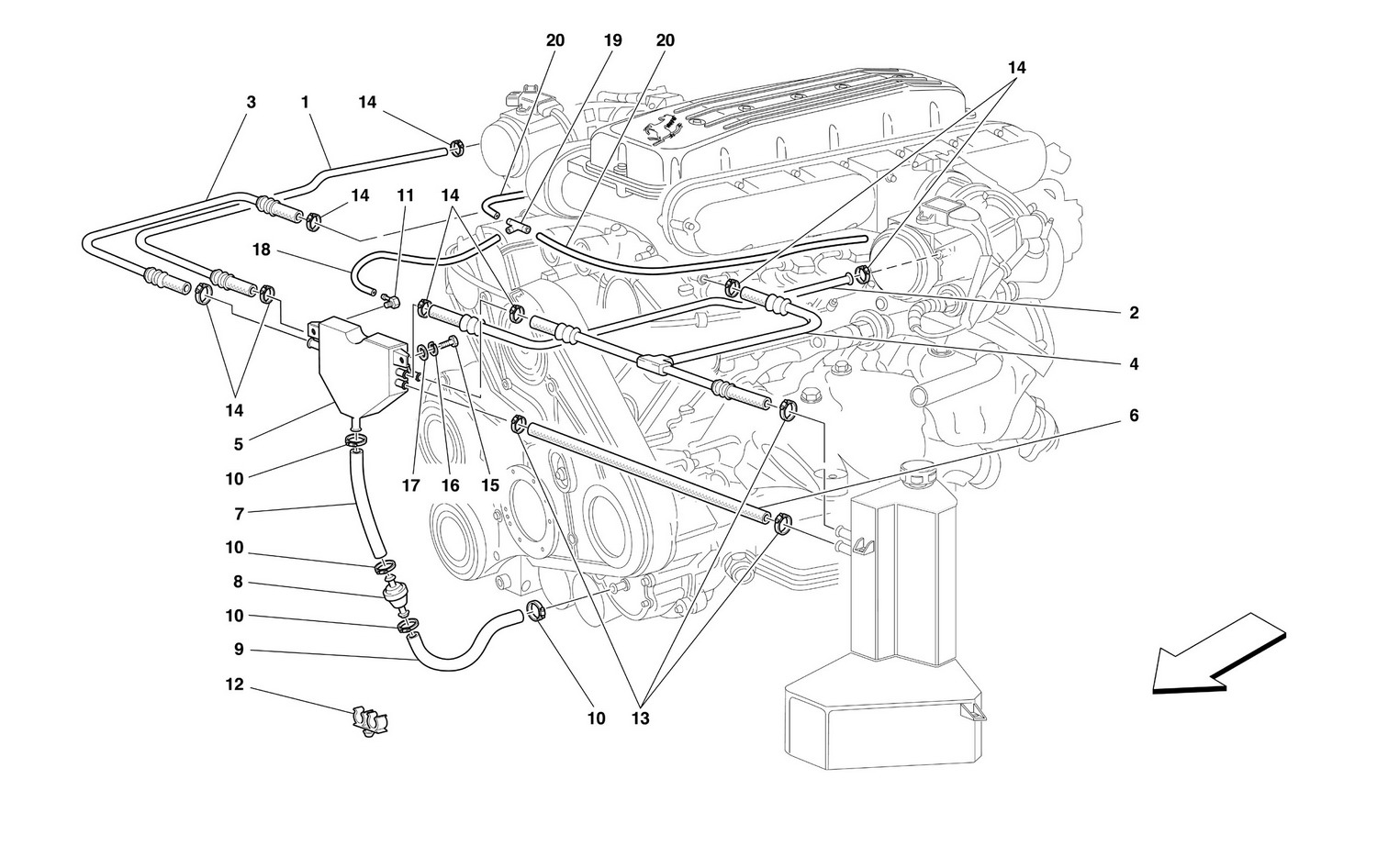 Schematic: Blow-By