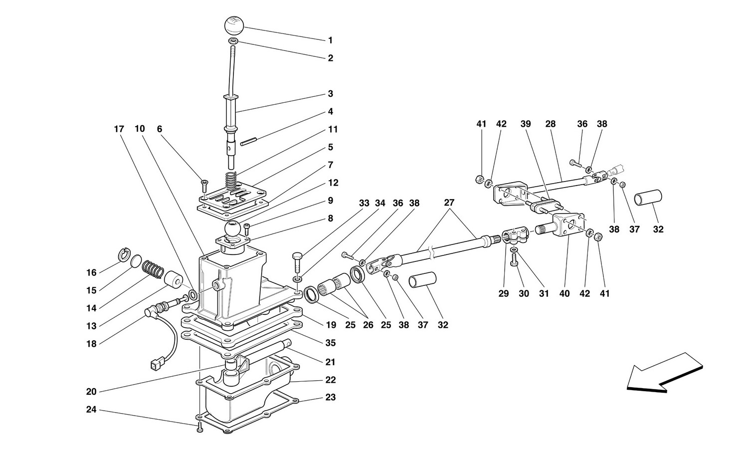 Schematic: Outside Gearbox Controls