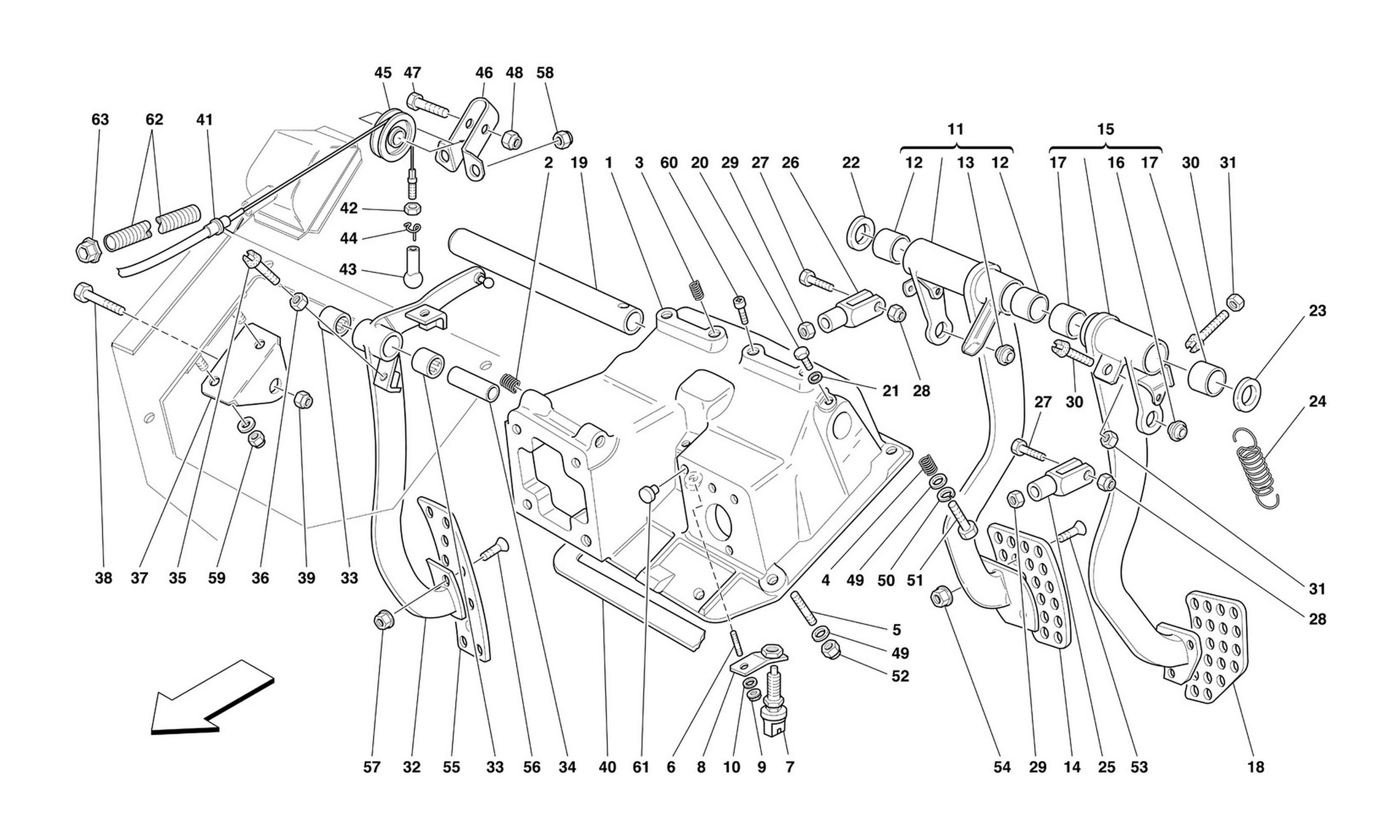 Schematic: Pedals And Accelerator Control