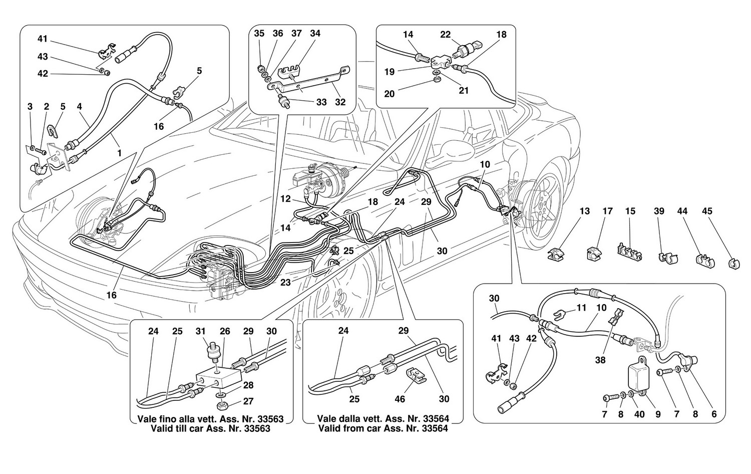 Schematic: Brake System -Not For Rhd