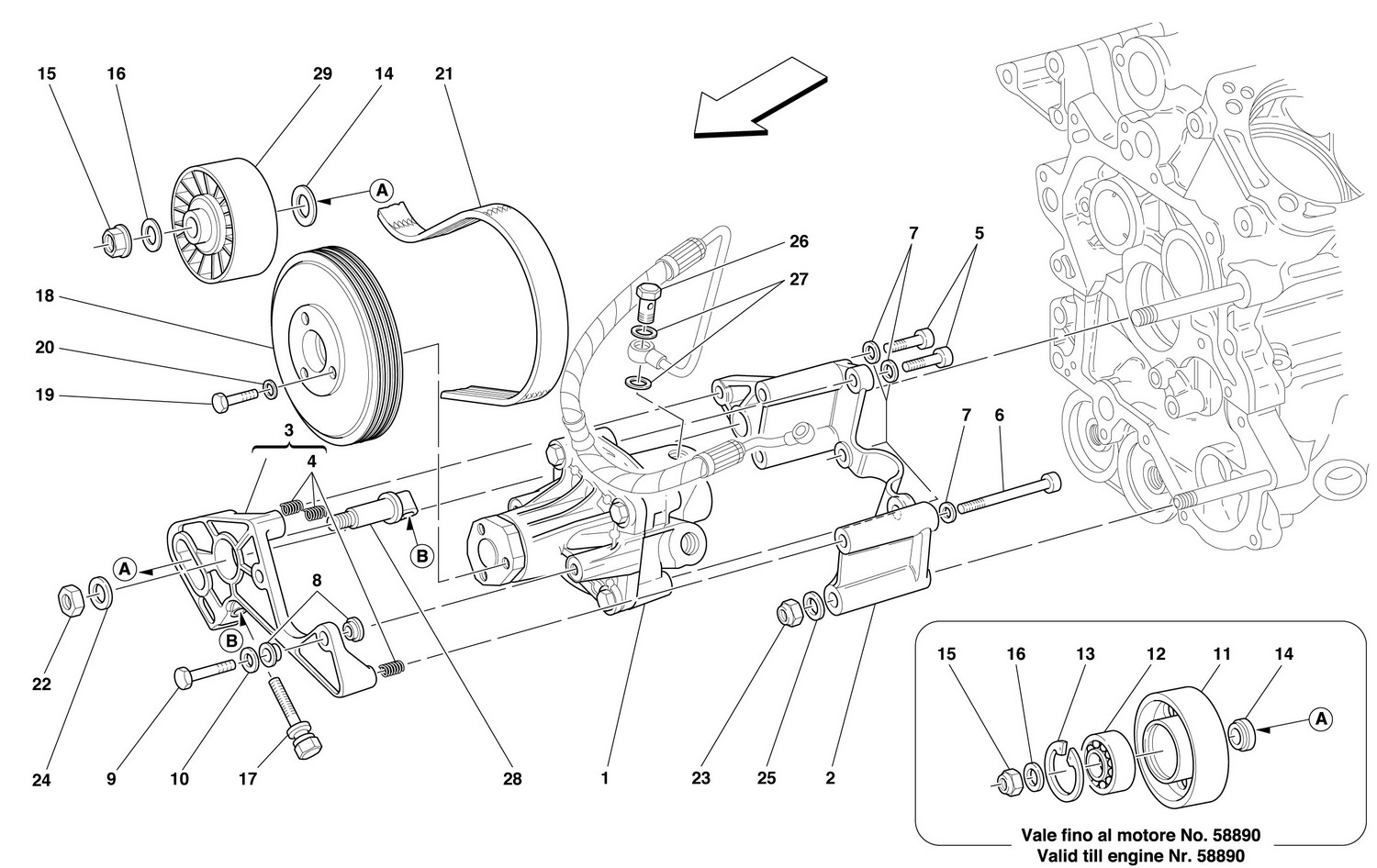 Schematic: Hydraulic Steering Pumps