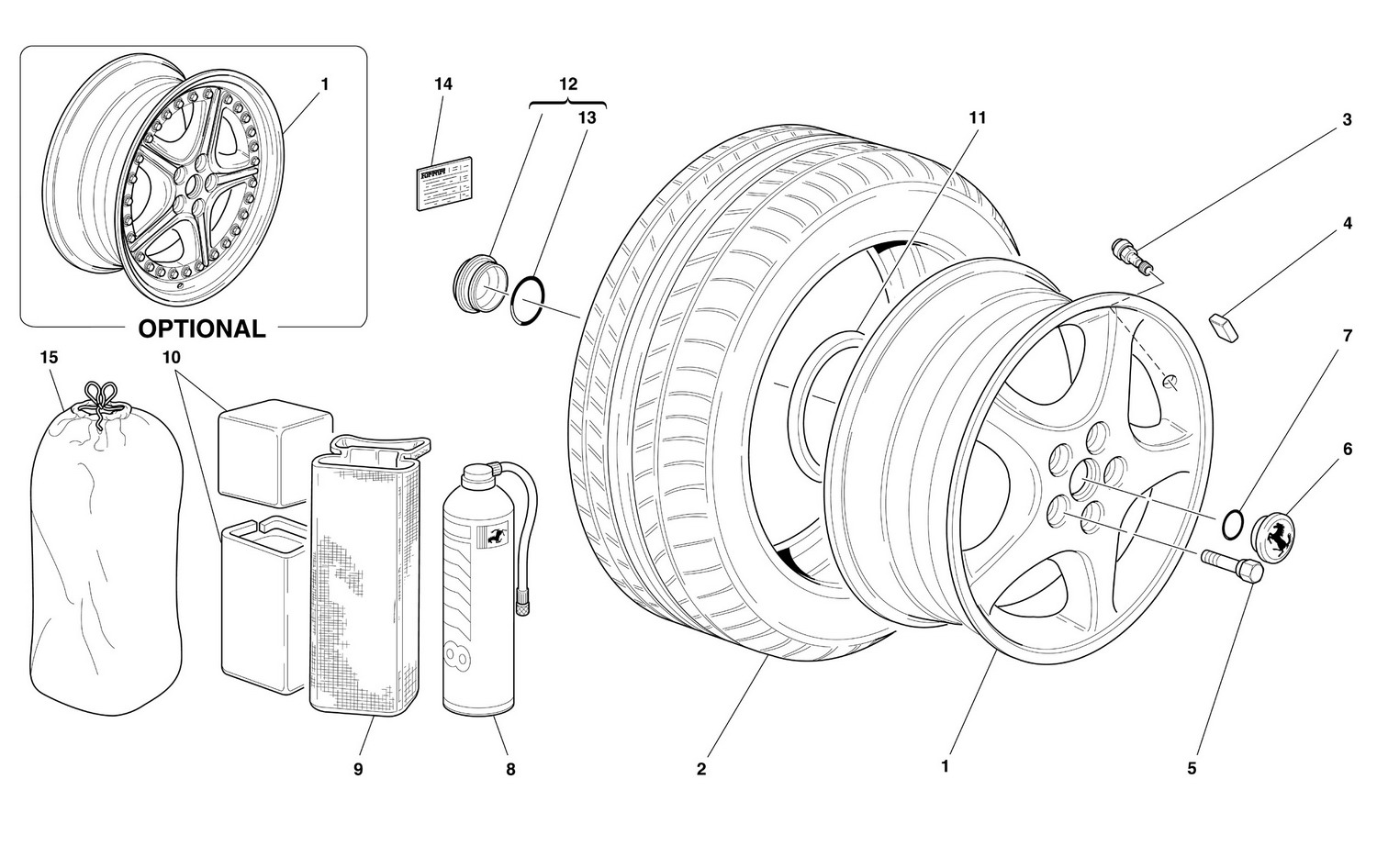 Schematic: Wheels